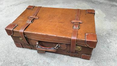 Valigia in cuoio vintage