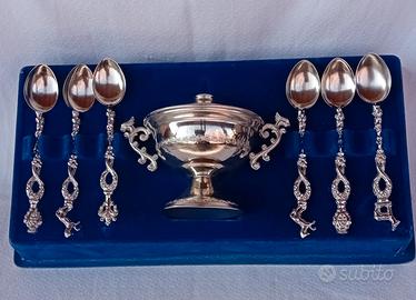 Zuccheriera e 6 cucchiaini cooperativa 