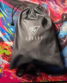 Cuffie Bluetooth DOQAUS over-ear nero/rosso