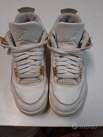 Nike Jordan 4 retro' metallic gold