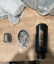 Marmitta universale per moto in acciaio inox