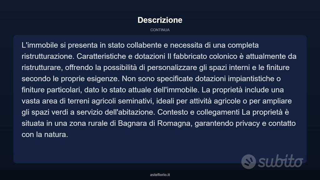 Immobile in asta di 260 m² con più di 5 locali a B - Vista 4