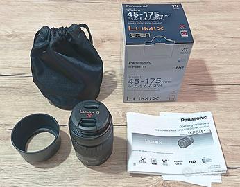 Eccellente obiettivo Lumix H-PS45175E-K MFT nuovo
