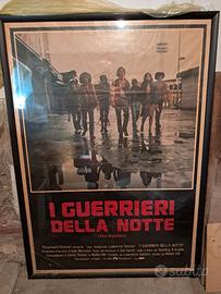 manifesto  "i guerrieri della notte "