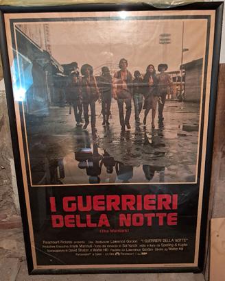 manifesto  "i guerrieri della notte "