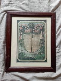 Locandina vintage 80 su cornice Coca Limoges.