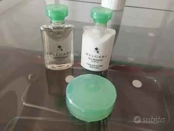 Set da bagno Bvlgari al thè verde nuovi