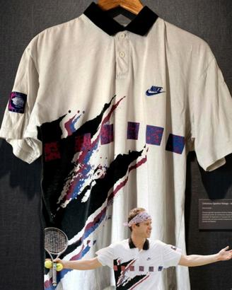 Polo Nike challenge court McEnroe taglia L