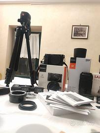 (RISERVATO) SonyAlpha+3 obb+ kit fotografico