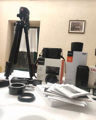 (RISERVATO) SonyAlpha+3 obb+ kit fotografico