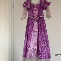 Costume carnevale primcipessa Rapunzel Disney