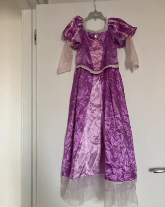 Costume carnevale primcipessa Rapunzel Disney