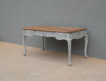 Scrittoio scrivania stile LXV laccato Shabby Chic