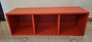 mensola cubo di legno