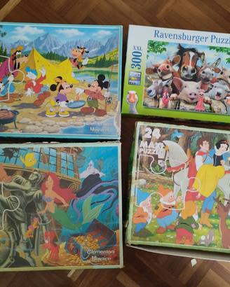 Puzzle Clementoni e Ravensburger