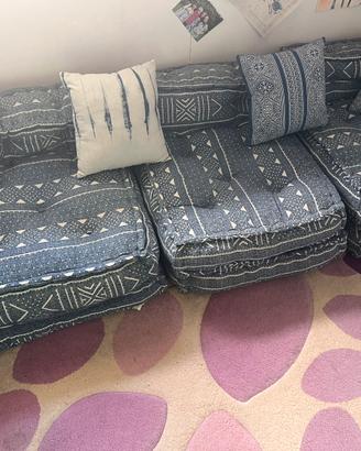 Divano modulare stile etnico / boho