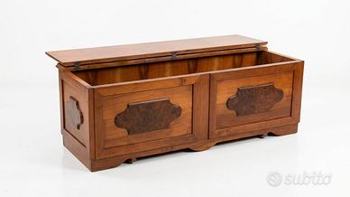 cassapanca in legno massello 
