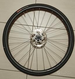 ruota anteriore completa in alluminio 