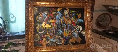 quadro acrilico su compensato