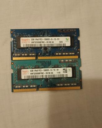 RAM Hynix 4GB (2x2GB) DDR3 1333MHz SO