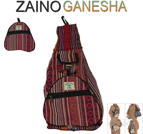 zaino pieghevole 4 in1 zainetto etnico monospalla