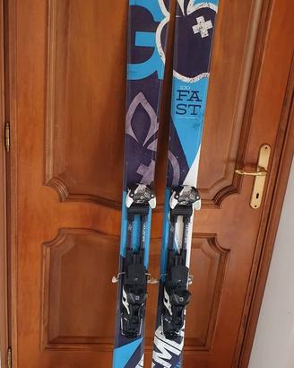 Sci alpinismo 177cm 100mm attacchi e pelli nuove