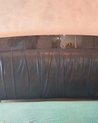 Letto matrimoniale con rete in doghe faggio