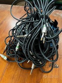 Cavi audio vari tipi e misure usati pochissimo