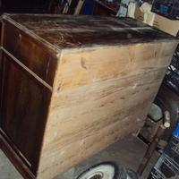 comò antico 3 cassetti legno massello