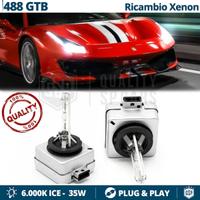 Lampadine XENON PER FERRARI 488 GTB RICAMBIO 6000K