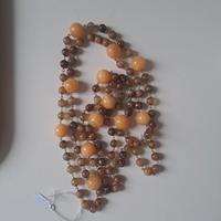 Collana  d'argento con pietre dure 
