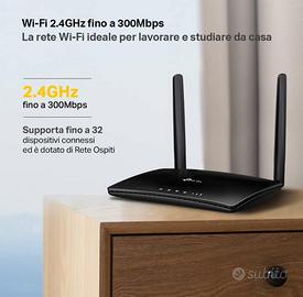 Router TP-Link con scheda SIM  4G TL-MR6400