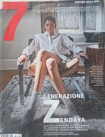 7 Corriere della Sera ZENDAYA Copertina Generazion