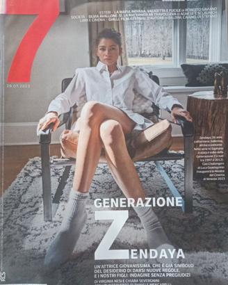 7 Corriere della Sera ZENDAYA Copertina Generazion