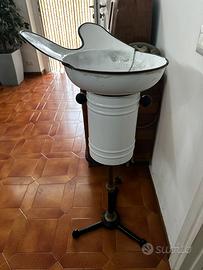 Lavateste smaltato antico
