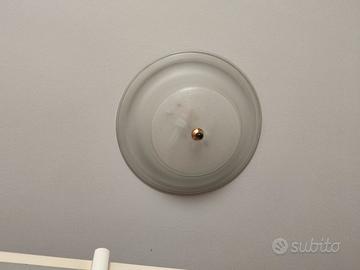 Plafoniera extra large vetro cristallo 