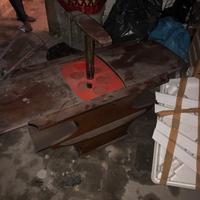 Tavolo bar anni 60 legno massello