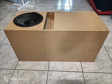 Box per subwoofer 25 cm 