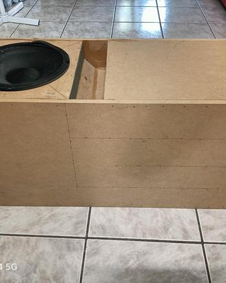 Box per subwoofer 25 cm 
