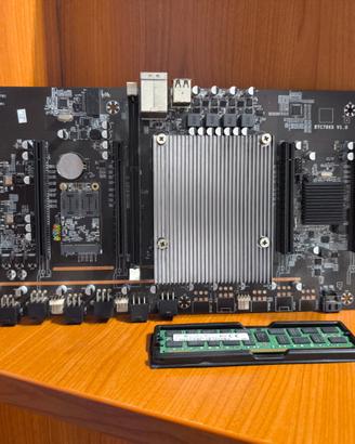 BTC79X5 + Xeon E5-2609 + 8GB DDR3 + 128gb msata