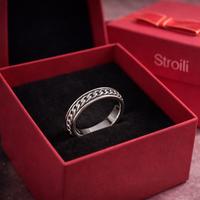 Anello Stroili Argento 925 rodiato come nuovo