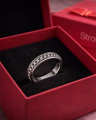 Anello Stroili Argento 925 rodiato come nuovo