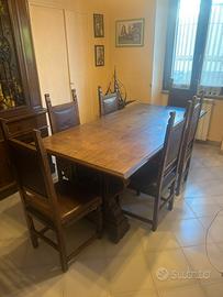 Tavolo fratino 6 sedie