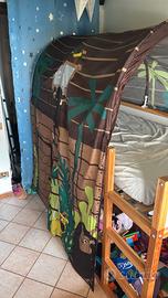Tenda Savana letto Kura Ikea 