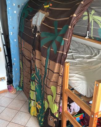 Tenda Savana letto Kura Ikea 