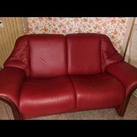 divano bordeaux reclinabile Stressless Ekornes