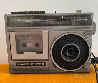 FM/AM Radio cassette recorder SHARP GF-1770X
