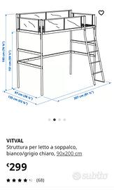letto soppalco Ikea