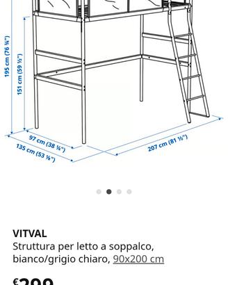 letto soppalco Ikea