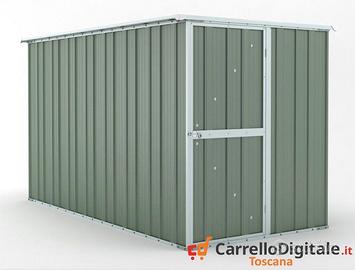 deposito attrezzi box giardino 175x307 verde